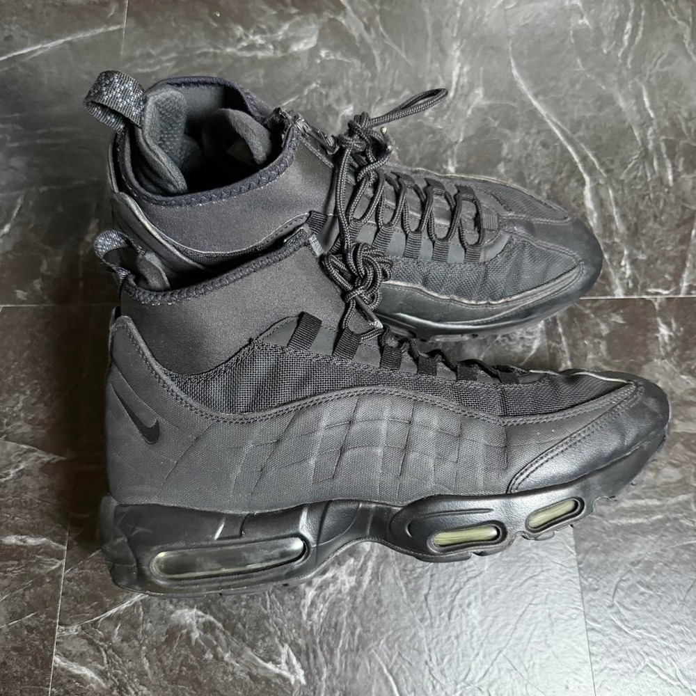 Nike Air Max 95 Vtg SneakerBoot Black M11 806809 -FLAW